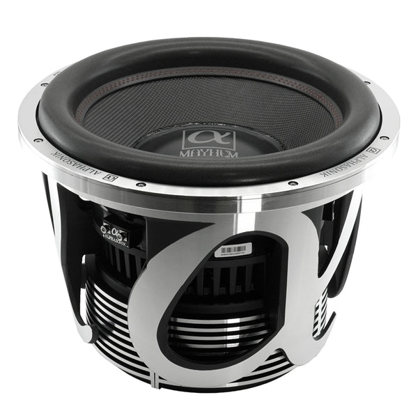 Mayhem 15” Dual 4-Ohm Subwoofer – 3000W RMS, Ultra-Efficient SPL Bass