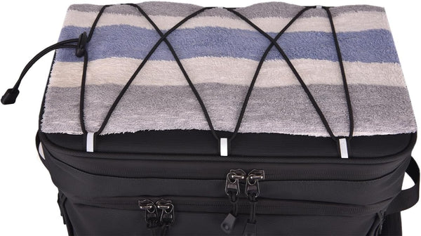 Alphasonik Cooler Backpack With Lifetime Guarantee- 40 Cans Insulated Backpack Cooler for Men & Women, 2 Leak Proof Compartments Coolers Bag for Beach Travel Picnic Hiking BBQ Fishing Outdoor Camping (Black)