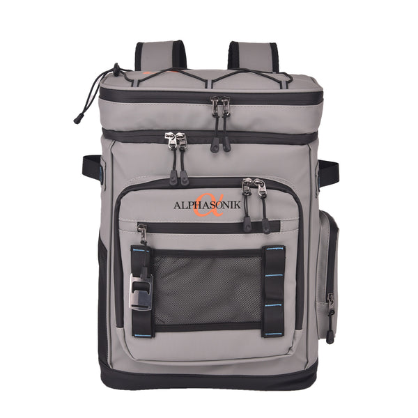 Alphasonik Cooler Backpack With Lifetime Guarantee- 40 Cans Insulated Backpack Cooler for Men & Women, 2 Leak Proof Compartments Coolers Bag for Beach Travel Picnic Hiking BBQ Fishing Outdoor Camping