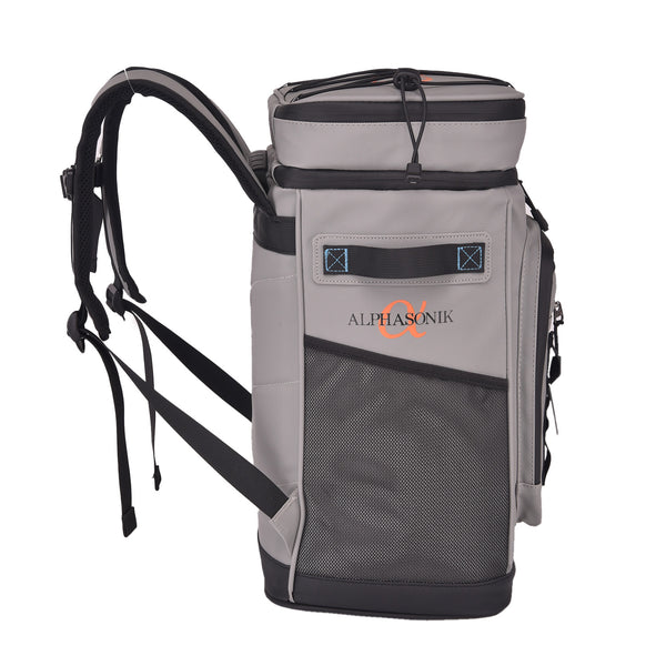 Alphasonik Cooler Backpack With Lifetime Guarantee- 40 Cans Insulated Backpack Cooler for Men & Women, 2 Leak Proof Compartments Coolers Bag for Beach Travel Picnic Hiking BBQ Fishing Outdoor Camping