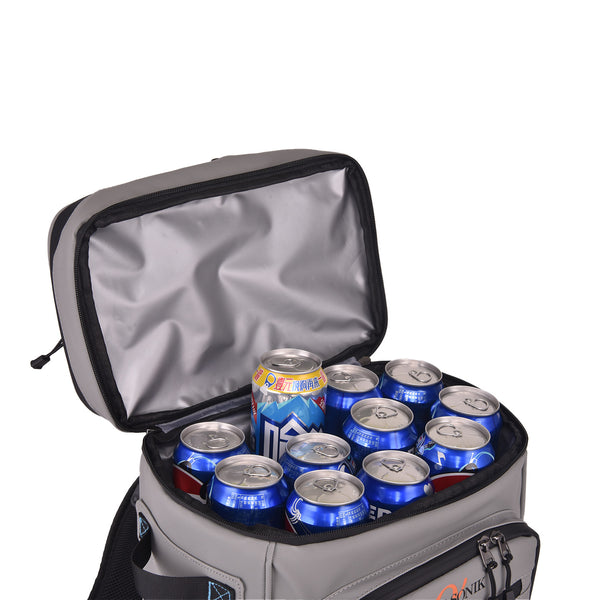 Alphasonik Cooler Backpack With Lifetime Guarantee- 40 Cans Insulated Backpack Cooler for Men & Women, 2 Leak Proof Compartments Coolers Bag for Beach Travel Picnic Hiking BBQ Fishing Outdoor Camping