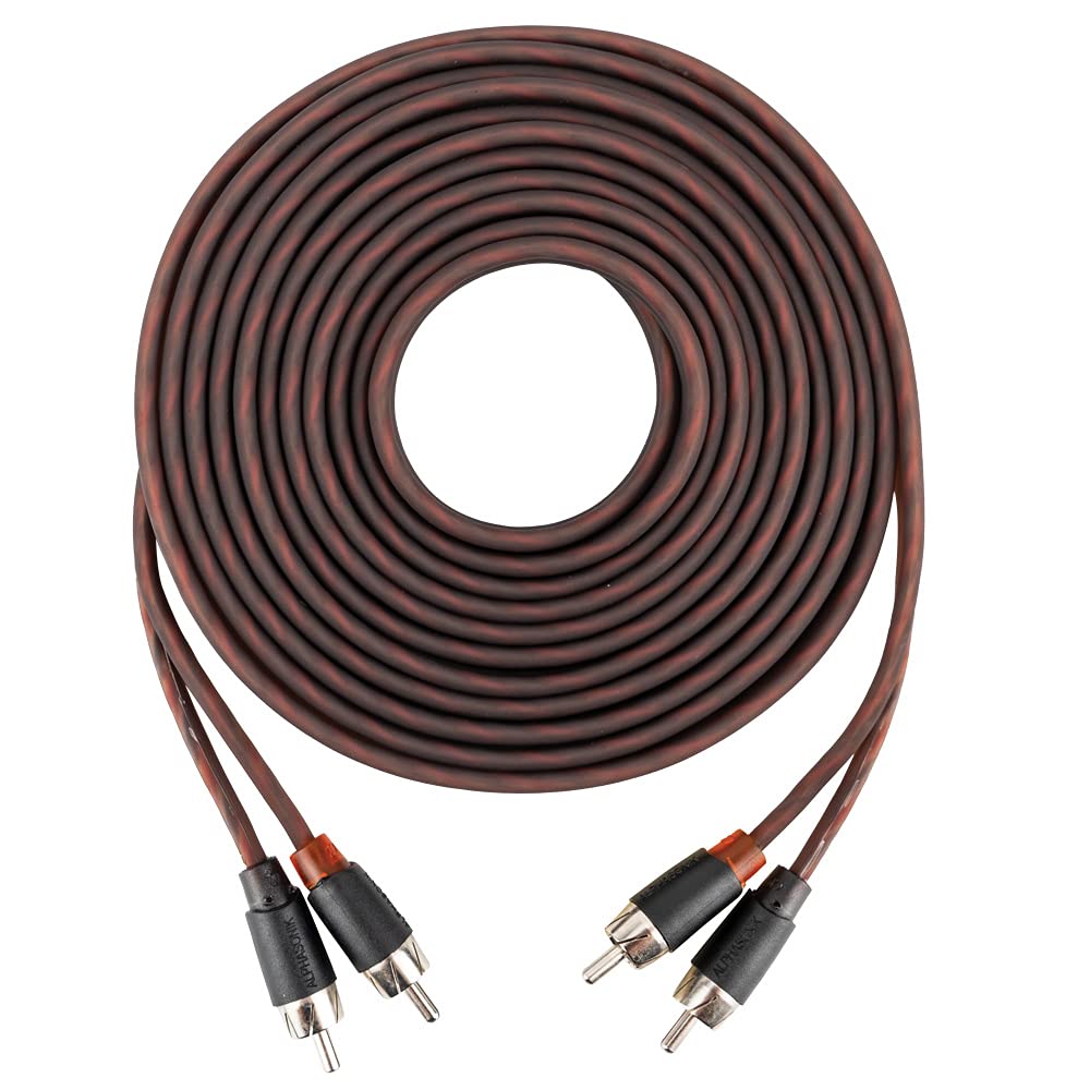 Alphasonik 12 Feet Premium 2 Channel Hyper-Flex RCA