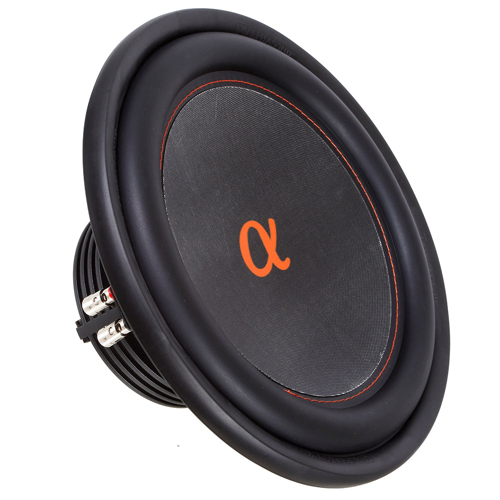 Alphasonik NSW412 Neuron 400 Series 12” 1500 Watts Max / 500 Watts RMS Dual 4 Ohm Car Subwoofer w/ High Grade Magnet Non Pressed Paper Carbon Stitched Cone Cooling Rings System Speaker Bass Sub Woofer