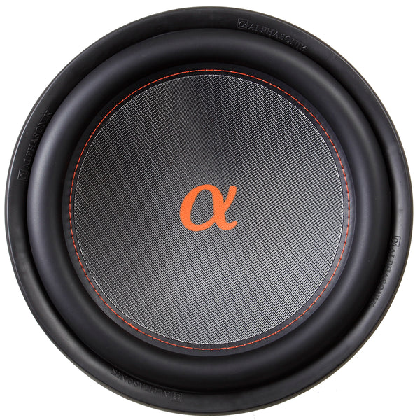 Alphasonik NSW412 Neuron 400 Series 12” 1500 Watts Max / 500 Watts RMS Dual 4 Ohm Car Subwoofer w/ High Grade Magnet Non Pressed Paper Carbon Stitched Cone Cooling Rings System Speaker Bass Sub Woofer