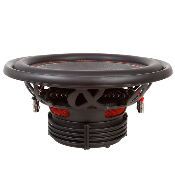 Alphasonik NSW412 Neuron 400 Series 12” 1500 Watts Max / 500 Watts RMS Dual 4 Ohm Car Subwoofer w/ High Grade Magnet Non Pressed Paper Carbon Stitched Cone Cooling Rings System Speaker Bass Sub Woofer