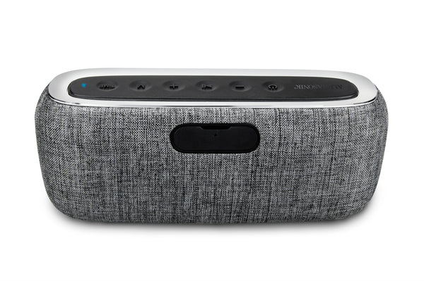 Alphasonik CHARM Wireless Bluetooth Portable Speaker with Digital LED Alarm Clock (*Military Time ONLY*)