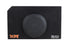 Alphasonik Dynamis DCP8 8 inch 1000 Watts 4-Ohm Shallow Mount Flat Enclosed Sub woofer in Ported Vented Box for Tight Spaces in Cars and Trucks, Slim Thin Loaded Subwoofer Custom Port Bass Enclosure