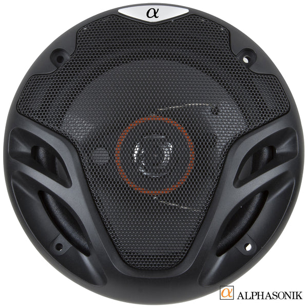 AS26 1 Pair 6.5 inch 350 Watts Max 3-Way Car Audio Coaxial Speakers