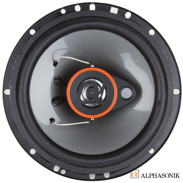 AS26 1 Pair 6.5 inch 350 Watts Max 3-Way Car Audio Coaxial Speakers