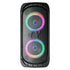 Alphasonik ReaktorOne Battery Powered Portable Party Speaker Box Alpha Bass Bluetooth Mic and Guitar Inputs Phone Charger USB Player AUX App Control
