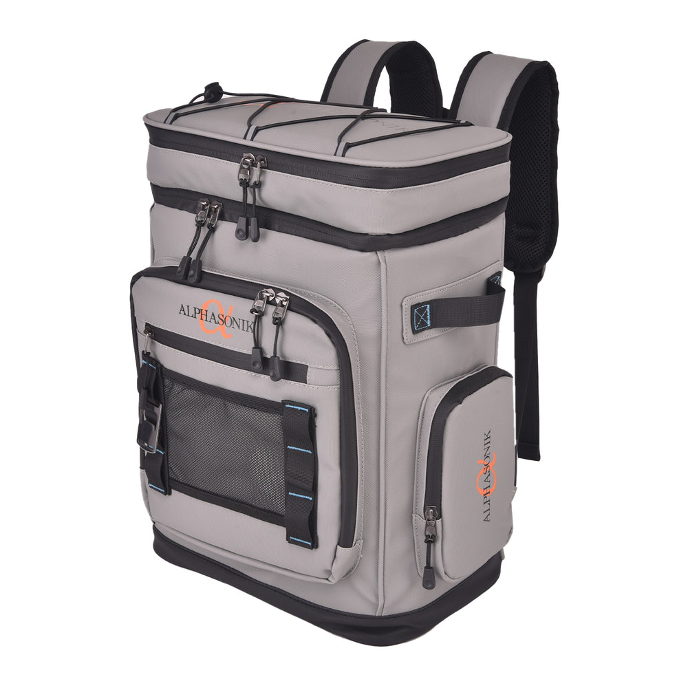 Alphasonik Cooler Backpack With Lifetime Guarantee- 40 Cans Insulated Backpack Cooler for Men & Women, 2 Leak Proof Compartments Coolers Bag for Beach Travel Picnic Hiking BBQ Fishing Outdoor Camping