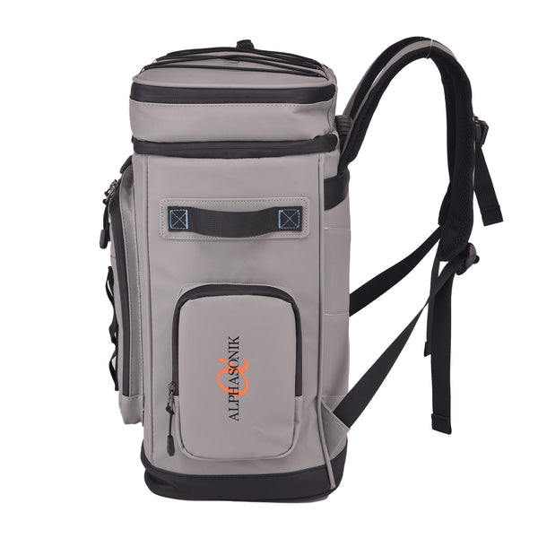 Alphasonik Cooler Backpack With Lifetime Guarantee- 40 Cans Insulated Backpack Cooler for Men & Women, 2 Leak Proof Compartments Coolers Bag for Beach Travel Picnic Hiking BBQ Fishing Outdoor Camping