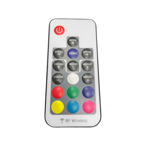 Alphasonik RF Wireless Remote Controller with Transformer for DJ Powered Speakers – 12V LED Control Module with Power Adapter Included