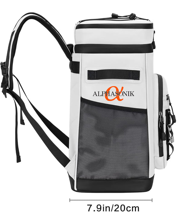 Alphasonik Cooler Backpack With Lifetime Guarantee- 40 Cans Insulated Backpack Cooler for Men & Women, 2 Leak Proof Compartments Coolers Bag for Beach Travel Picnic Hiking BBQ Fishing Outdoor Camping