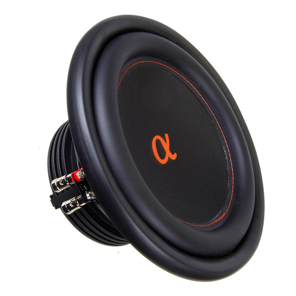 Alphasonik NSW408 Neuron 400 Series 8” 750 Watts Max / 250 Watts RMS Dual 4 Ohm Car Subwoofer w/ High Grade Magnet Non Pressed Paper Carbon Stitched Cone Cooling Rings System Speaker Bass Sub Woofer