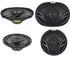 AS2629P 6.5" 350W 3-Way + 6X9" 500W 3-Way Car Audio Coaxial Speakers