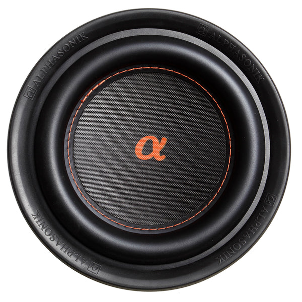 Alphasonik NSW410 Neuron 400 Series 1200 Max / 400 Watts RMS Dual 4 Ohm Car Subwoofer w/ High Grade Magnet Non Pressed Paper Carbon Stitched Cone Cooling Rings System Speaker Bass Sub Woofer