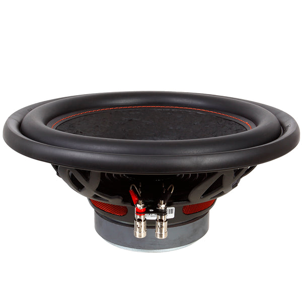 Alphasonik HSW212 Hyper 200 Series 12” 1200 Watts Max / 400 Watts RMS Single 4 Ohm Car Subwoofer Stamped Alpha Steel Basket with High Grade Magnet Non Pressed Paper Cone Audio Speaker Bass Sub Woofer